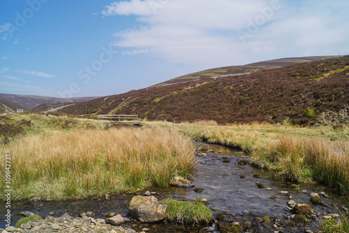 A stream near Lecht Mill in the Cairngorms National Park
