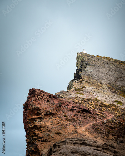 steep cliff on madeira island