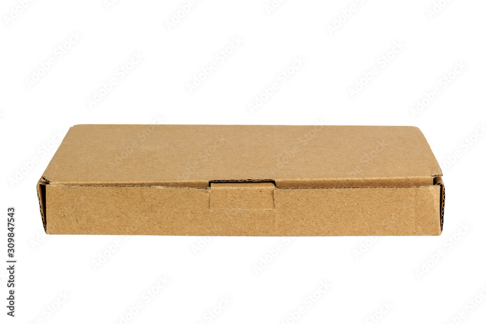 Cardboard box isolated on a white background. Cardboard box isolated on a white background.
