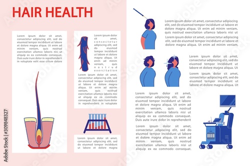 Information Banner how to Maintain Hair Health.