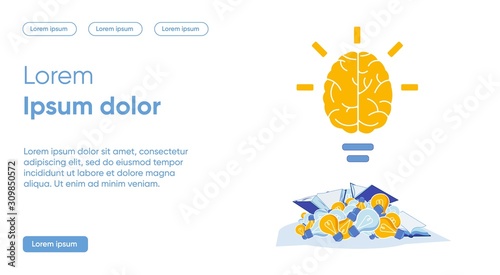 Vector Banner Classification Concept Bright Idea.