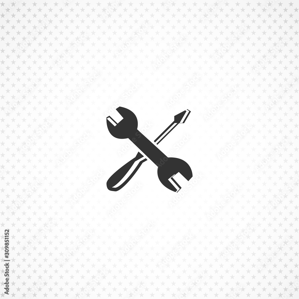service icon. repair icon. screwdriver and wrench vector icon for mobile concept and web apps design service icon. repair icon. screwdriver and wrench vector icon for mobile concept and web apps design