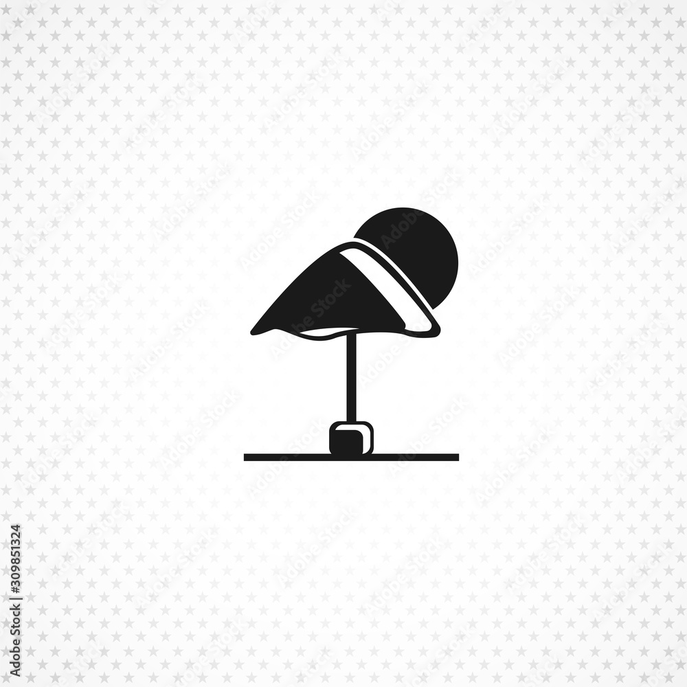 Sun Umbrella vector icon for mobile concept and web apps design Sun Umbrella vector icon for mobile concept and web apps design