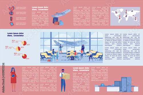Illustration, Successful Journey, Infographic.