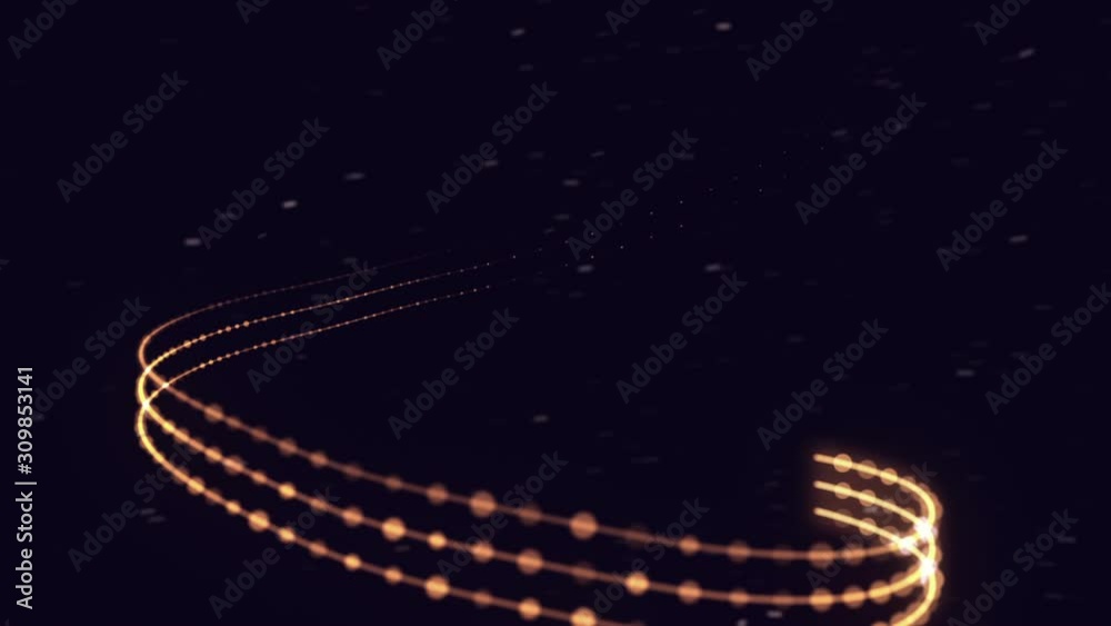 A vibrant celebration of the Christmas spirit as the festive season draws nearer. It is an animated greetings card sparkling to life with magical particles sprinkled against a starry night sky.