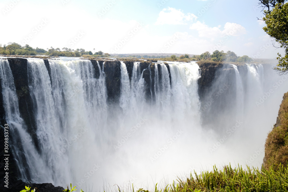 Victoria Falls during dry season, Zimbabwe / Zambia Victoria Falls during dry season, Zimbabwe / Zambia