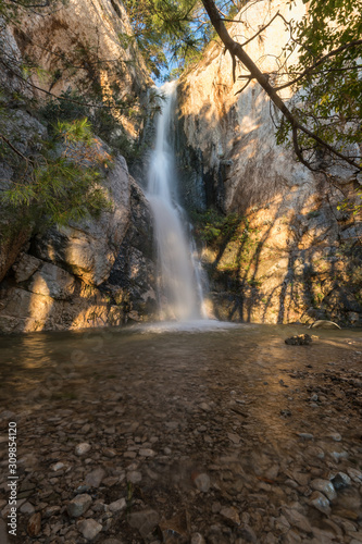 Waterfall on Nugal beach, Makarska
