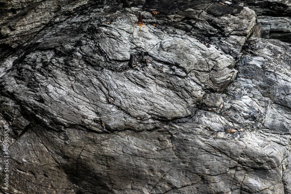 Dark rock in detail