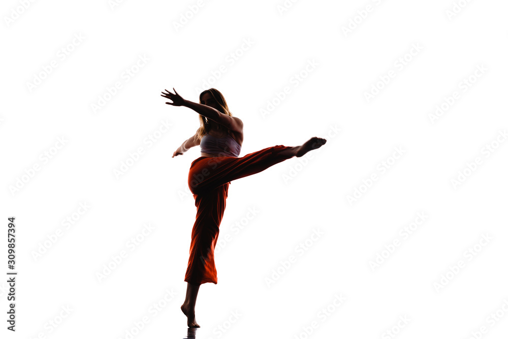Obraz premium Modern dancer practicing