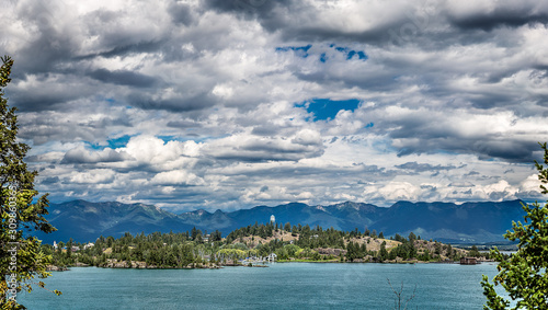 Looking Across Flathead Lake photo