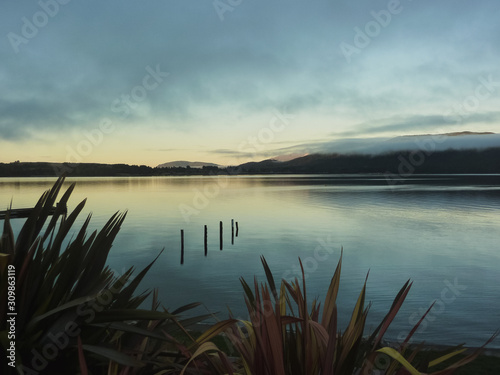 New Zealand landscape, Lake Te Anau