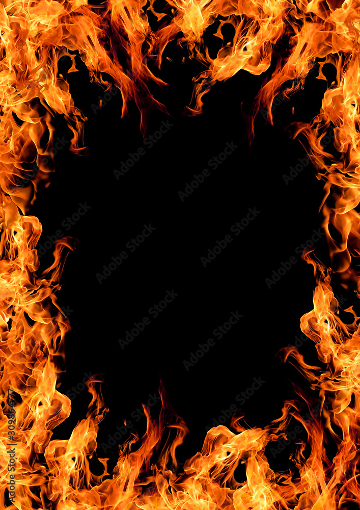 炎の背景素材 Stock イラスト Adobe Stock