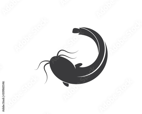 catfish vector icon illustration design