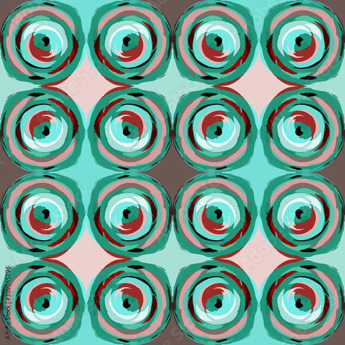 abstract geometric colored seamless pattern illustration for your design