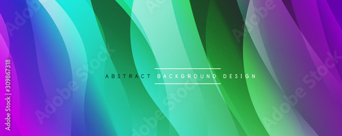Dynamic trendy simple fluid color gradient abstract background with line effects. Vector Illustration For Wallpaper, Banner, Background, Card, Book Illustration, landing page