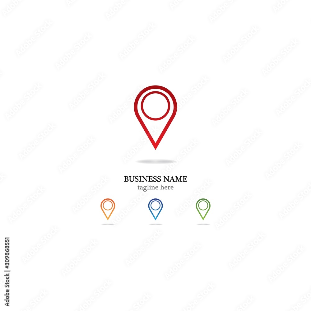 GPS logo template vector icon design GPS logo template vector icon design