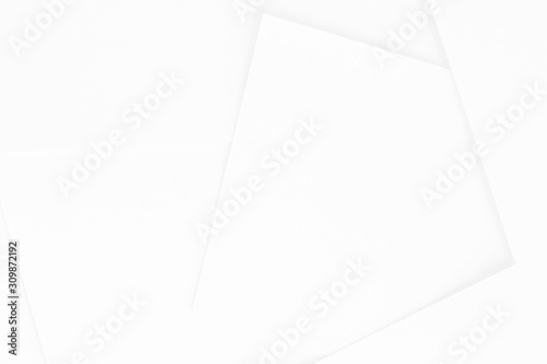 Abstract white interior highlights future. Architectural background. 3D illustration and rendering. Futuristic infographics aesthetic design.Elegant geometric seamless pattern.Decorative web layout.