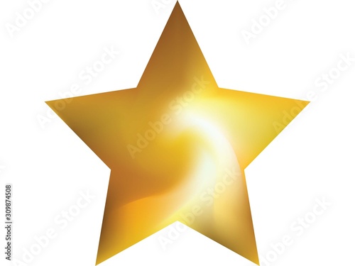 Abstract background in the form of pentagram.