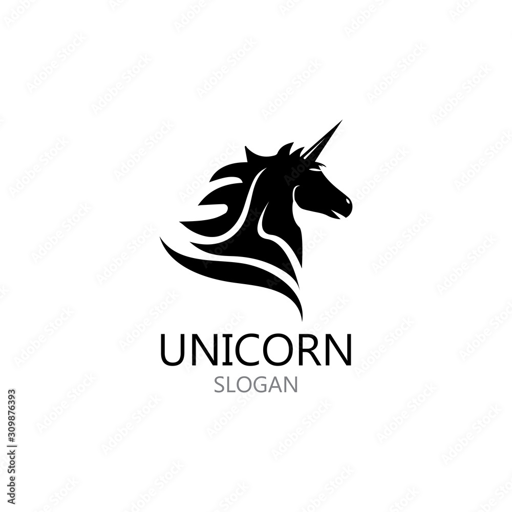 Fototapeta premium Horse Logo Template Vector illustration design