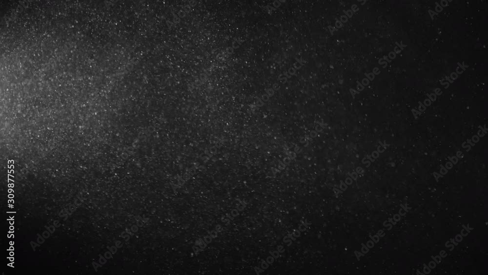 Natural Organic Dust Particles Floating On Black Background. Glittering Sparkling Particles Randomly Spin In The Air With Bokeh. Dynamic Particles With Fast And Slow Motion. Shimmering Dust In Space. Natural Organic Dust Particles Floating On Black Background. Glittering Sparkling Particles Randomly Spin In The Air With Bokeh. Dynamic Particles With Fast And Slow Motion. Shimmering Dust In Space.