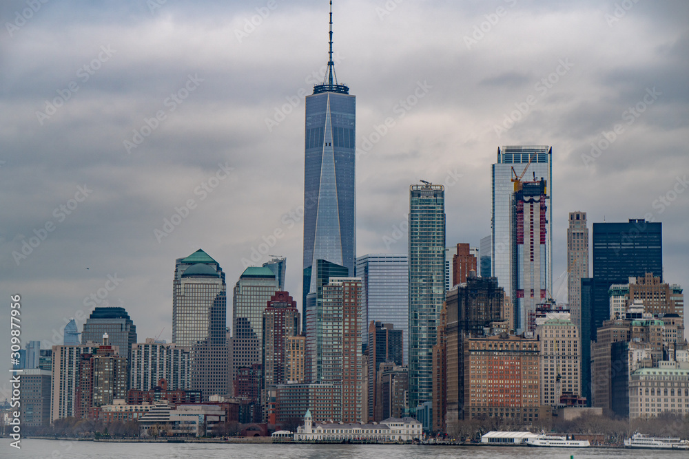 Fototapeta premium Manhattan w Nowym Jorku