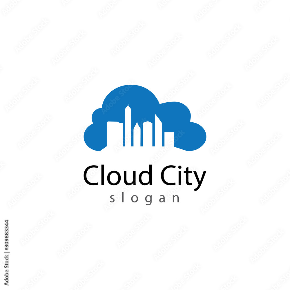 cloud logo design template vector icon cloud logo design template vector icon