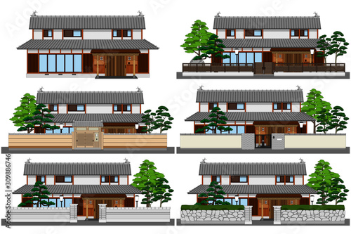 塀付日本家屋まとめ7縁あり