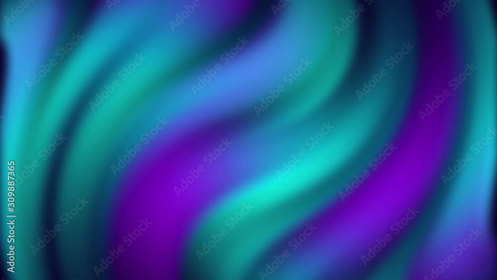 twisted gradient motion background, green blue and violet colors.