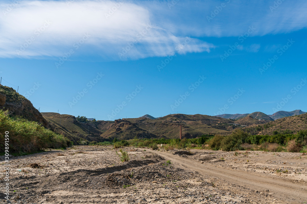 landscape around Santa Fe de Mondujar