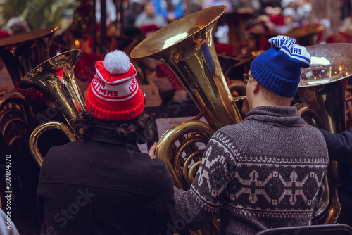 Christmas concert outdoors