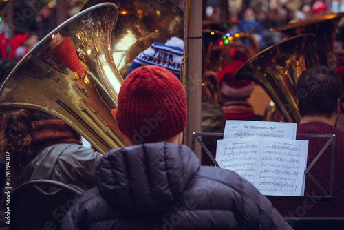 Christmas concert outdoors