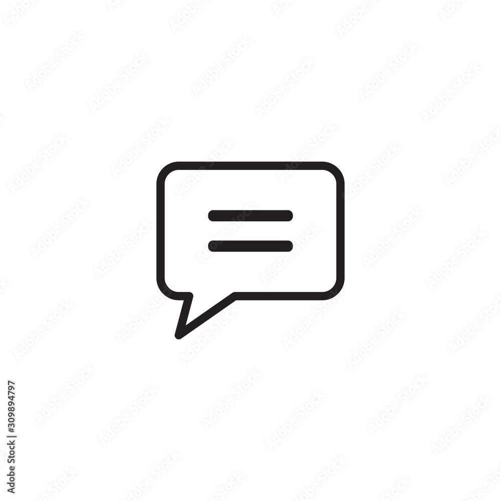 Chat icon symbol vector illustration Chat icon symbol vector illustration