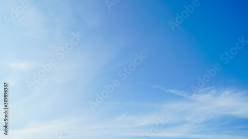 blue sky with cloud At phuket Thailand border  Thailand - Malaysia.