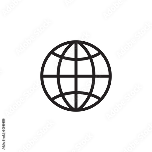 World website icon symbol vector illustration