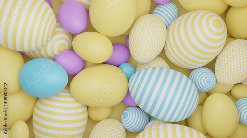 Easter egg holiday background
