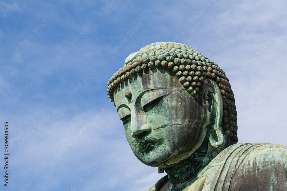 Great Buddha of Kamakura or Kamakura Daibutsu is a World Heritage Site by UNESCO at Kotoku-in Temple. Great Buddha of Kamakura or Kamakura Daibutsu is a World Heritage Site by UNESCO at Kotoku-in Temple.