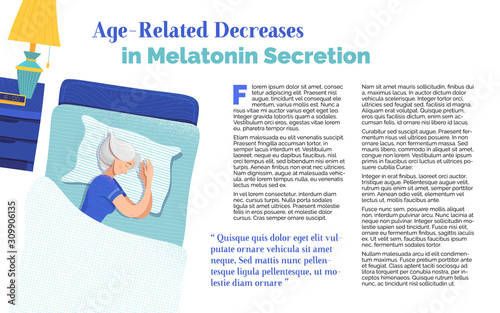 Age-related decreases in melatonin secretion banner template