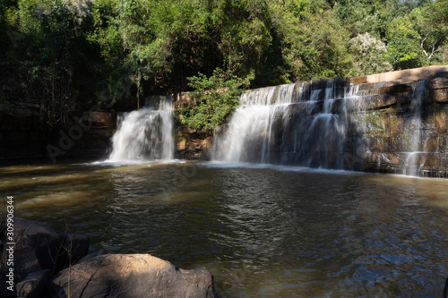 Waterfalls in the Northern Thailand National Park, Lamphun Province, Thailand.