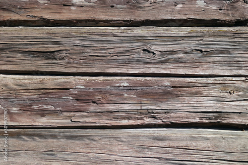 Brown color old grungy wooden planks background.