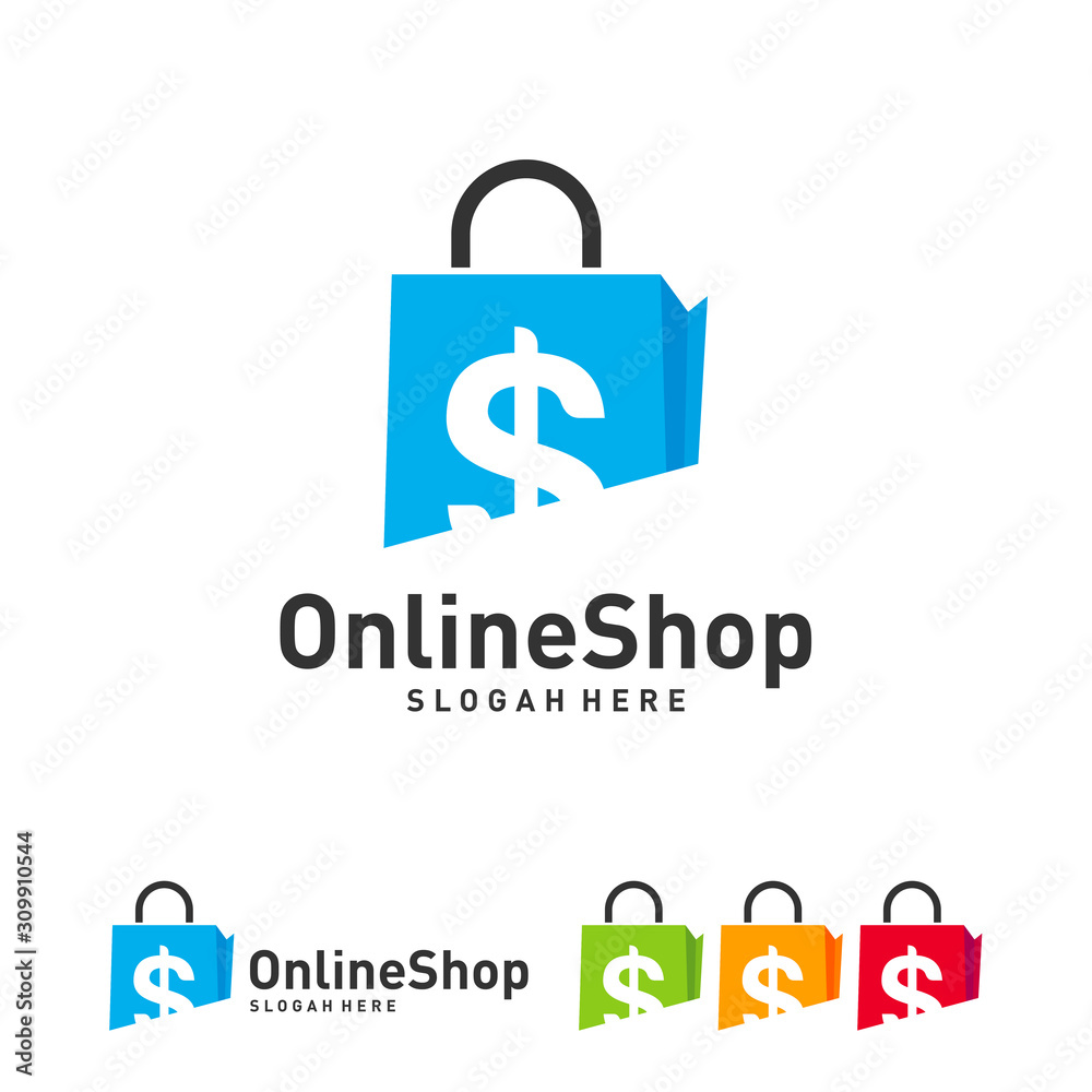 Shop icon with money logo design concept vector, Simple Money icon with shop logo template, Symbol, Creative design Shop icon with money logo design concept vector, Simple Money icon with shop logo template, Symbol, Creative design