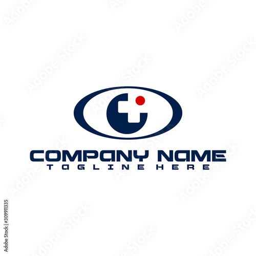 Medical logo, cross logo, medical center logo, health symbols, heart logo