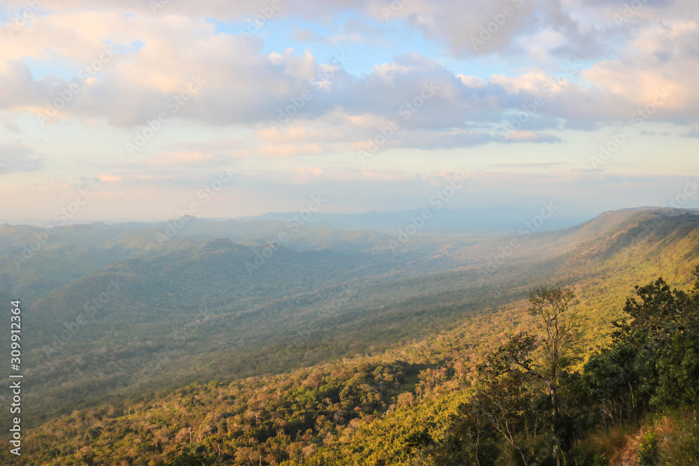 mountain landscape with clound