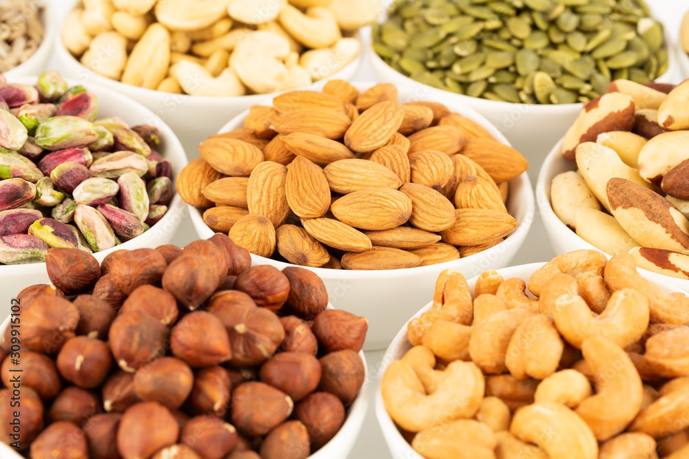 Various kind of nuts Various kind of nuts