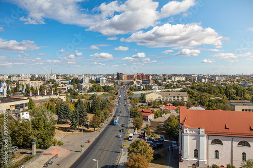 View from Holy Transfiguration Cathedral in Vinnytsia, Ukraine