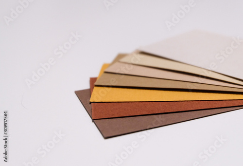 Plakat Colored paper samples for business