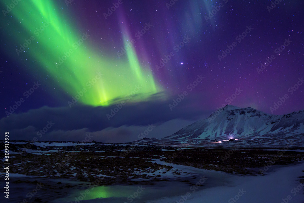 Iceland. Northern lights