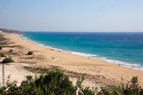 Altinkum Strand oder Golden Beach, schönster Strand Nordzyperns © etfoto