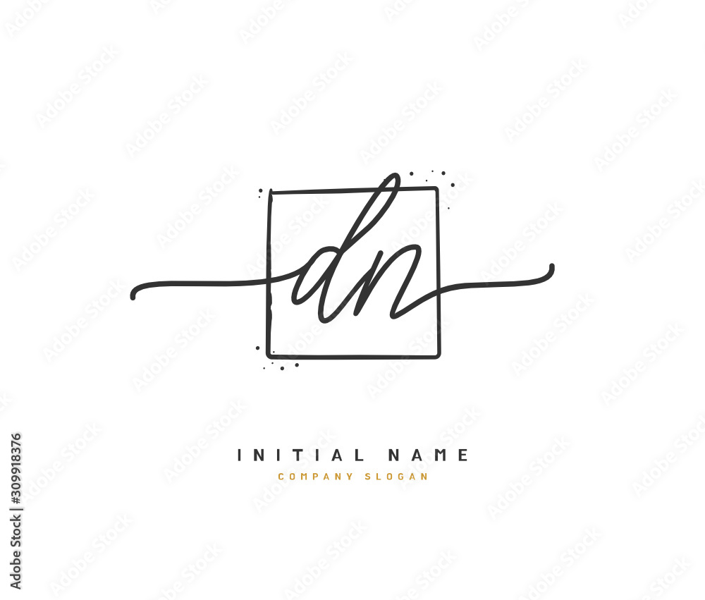 D N DN Beauty vector initial logo, handwriting logo of initial signature, wedding, fashion, jewerly, boutique, floral and botanical with creative template for any company or business. D N DN Beauty vector initial logo, handwriting logo of initial signature, wedding, fashion, jewerly, boutique, floral and botanical with creative template for any company or business.