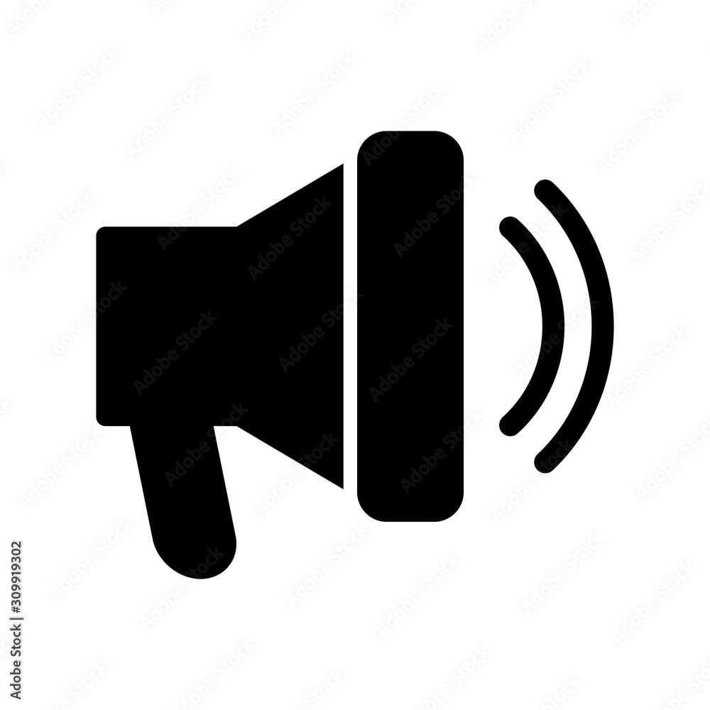 Announcement Speaker icon isolated on background Announcement Speaker icon isolated on background