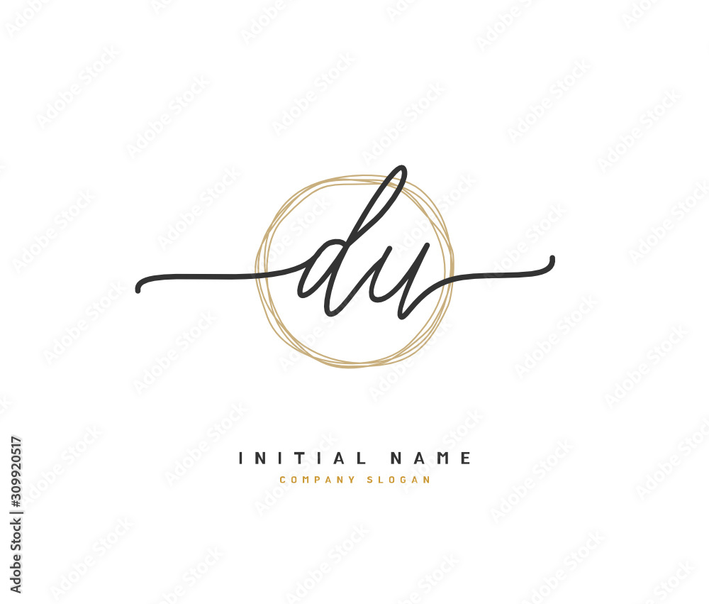 D U DU Beauty vector initial logo, handwriting logo of initial signature, wedding, fashion, jewerly, boutique, floral and botanical with creative template for any company or business. D U DU Beauty vector initial logo, handwriting logo of initial signature, wedding, fashion, jewerly, boutique, floral and botanical with creative template for any company or business.